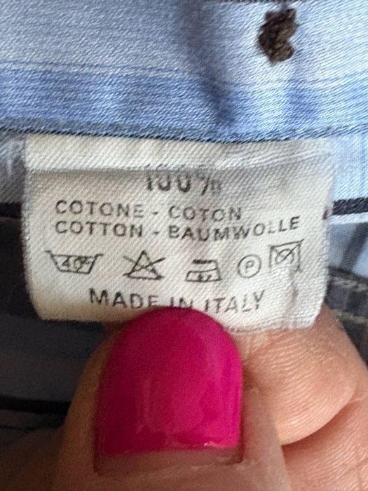 Elegancka męska koszula Etro Milano 38 bawełna sto procent