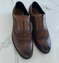 Шкіряні коричневі туфлі (броги, туфли, лофери, оксфорди) Vito Rossi