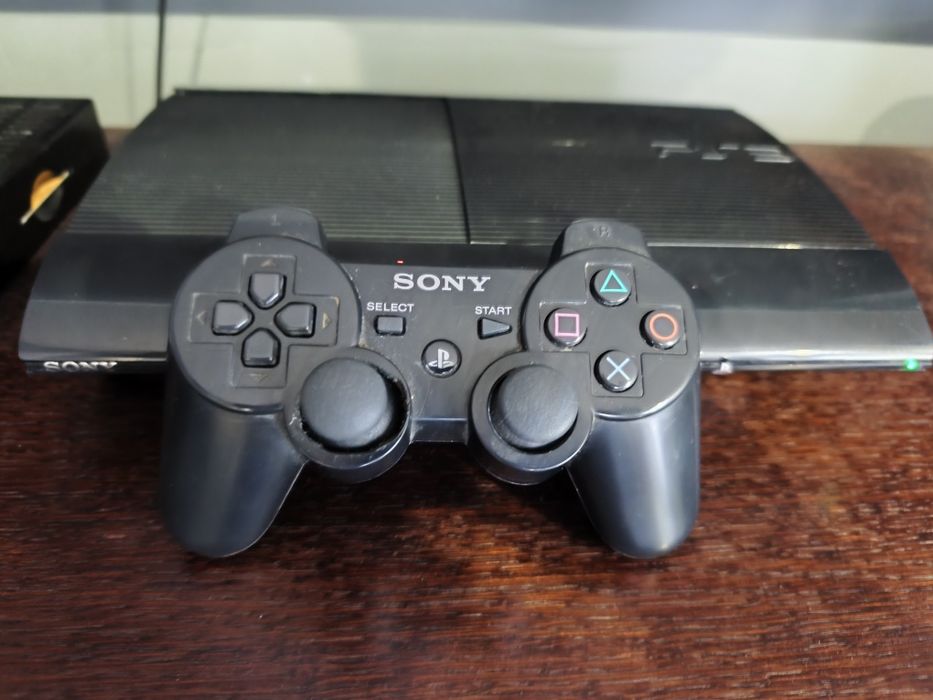 Zestaw Ps3 Konsola Sony super Slim 500 GB Pad komplet gry Hen Opis