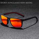 OKULARY PRZECIWSŁONECZNE. Polaryzacyjne HD. Orange/Red. Sportowe Nerdy