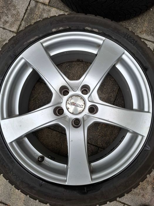 Felgi aluminiowe 17 5x112 z oponami zimowymi(VW,Audi, Skoda, Mercedes)