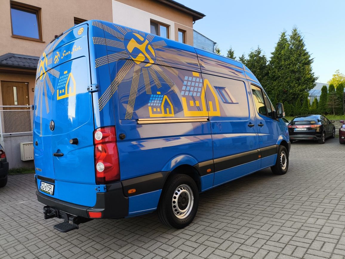 VW Crafter 2011r. L2H2 2,5 TDI 109km Klimatyzacja SuperStan SuperAuto