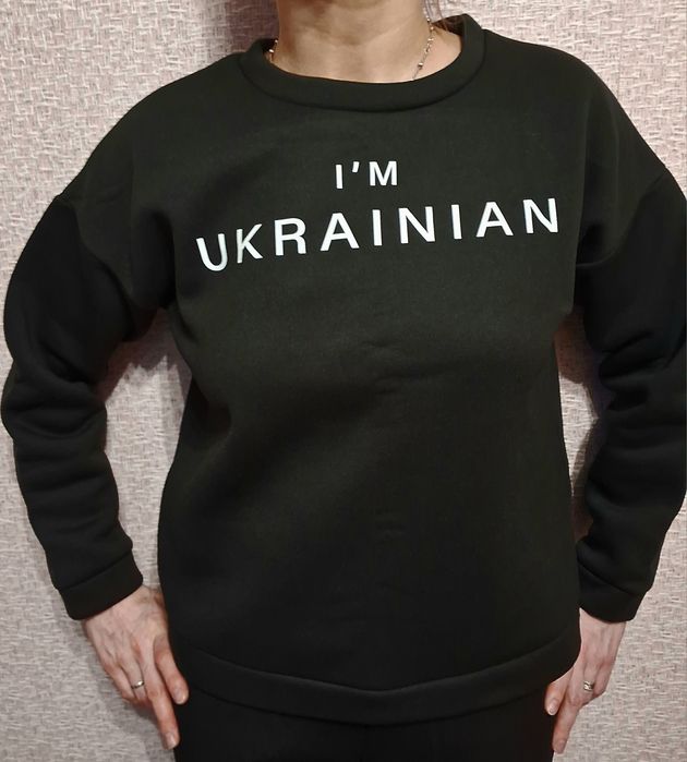 Худі на флісі партиотичний «I am Ukrainian