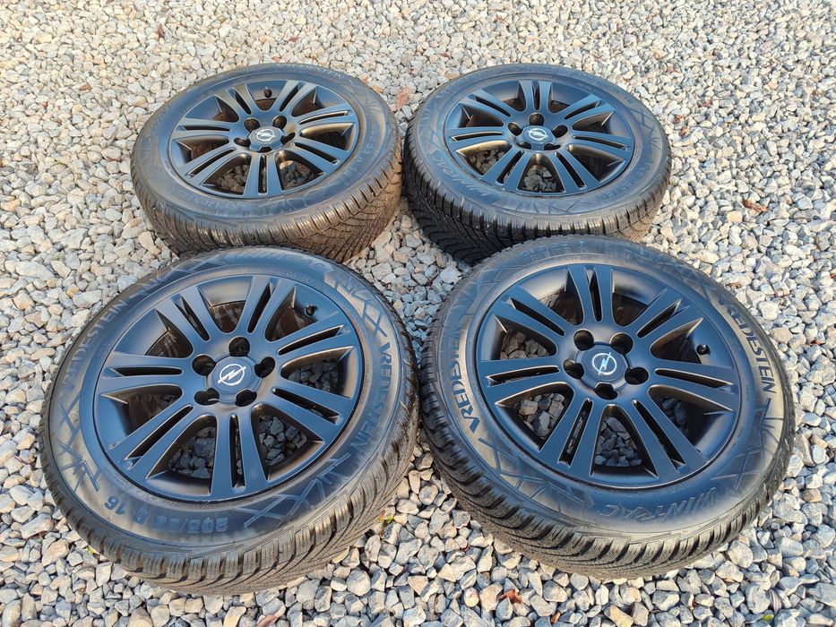 Koła alufelgi opel astra vectra 5x110 opony zimowe po sezonie