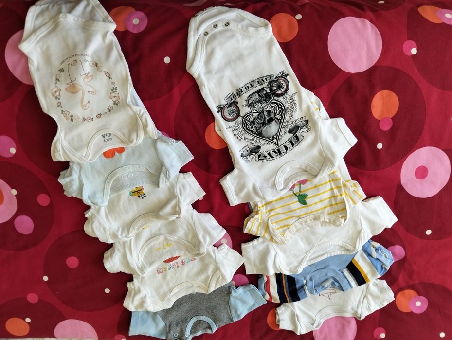 Roupa bebé dos 0-3 meses + de 170 peças variadas