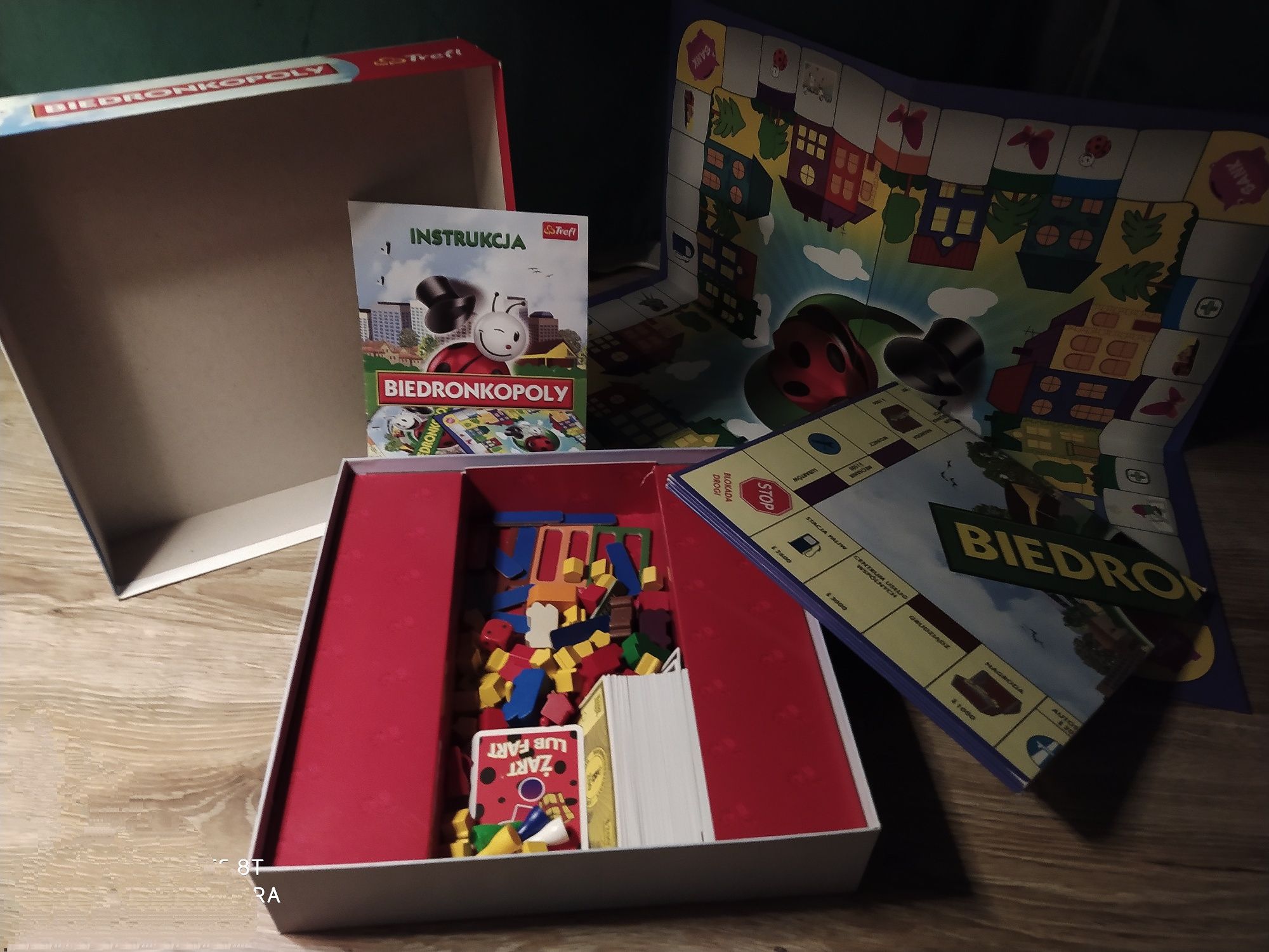 Biedronkopoly - edukacyjna gra planszowa 4+ plansza i elementy X2