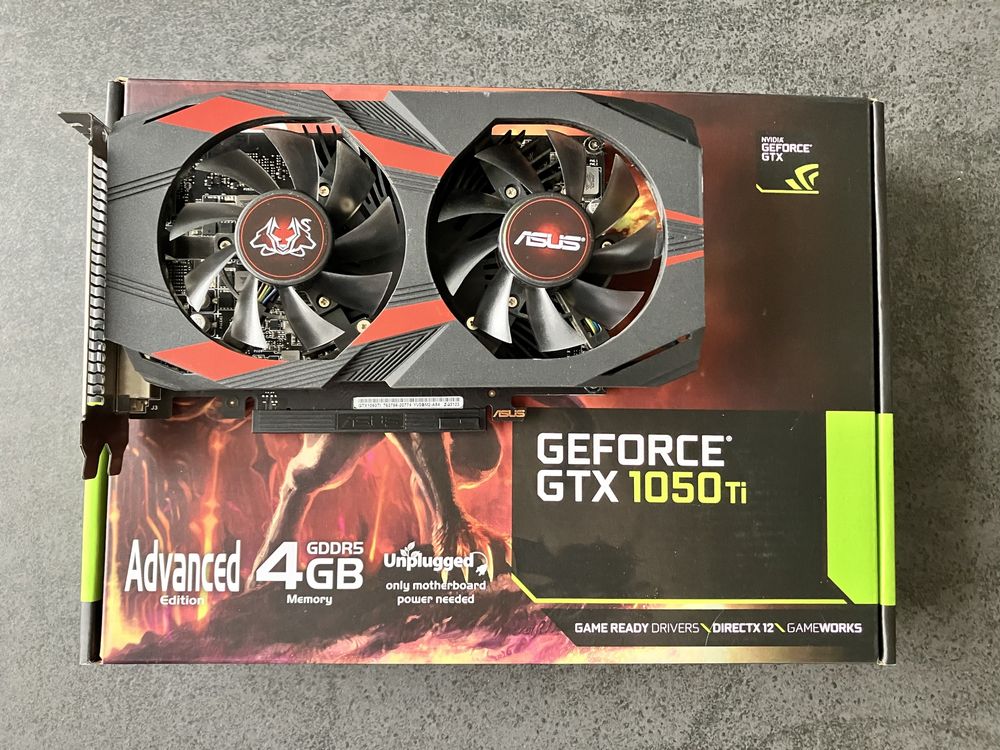 Asus GTX 1050ti 4G Cerberus Edition