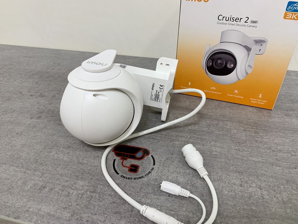 ТРЕКИНГ 5 Мп PTZ WiFi IMOU Cruiser 2 Dahua поворотная IP камера сирена