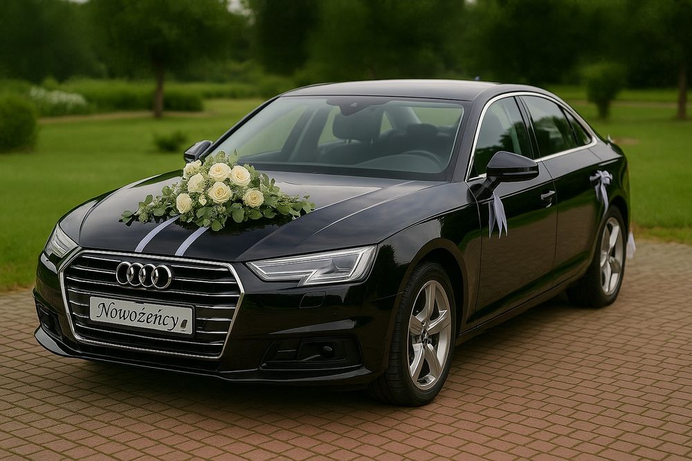 Audi A5 do ślubu z kierowcą