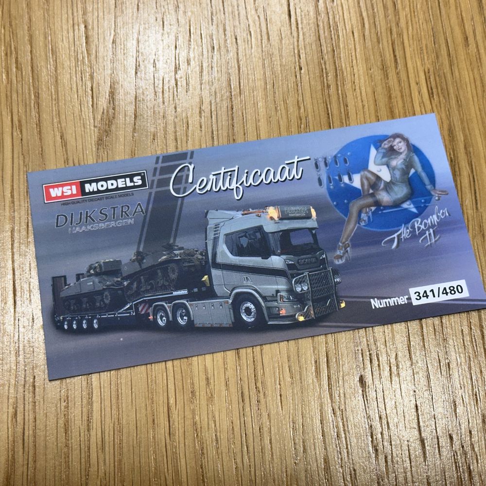 Model 1:50 WSI Scania R Normal 6x2 + naczepa