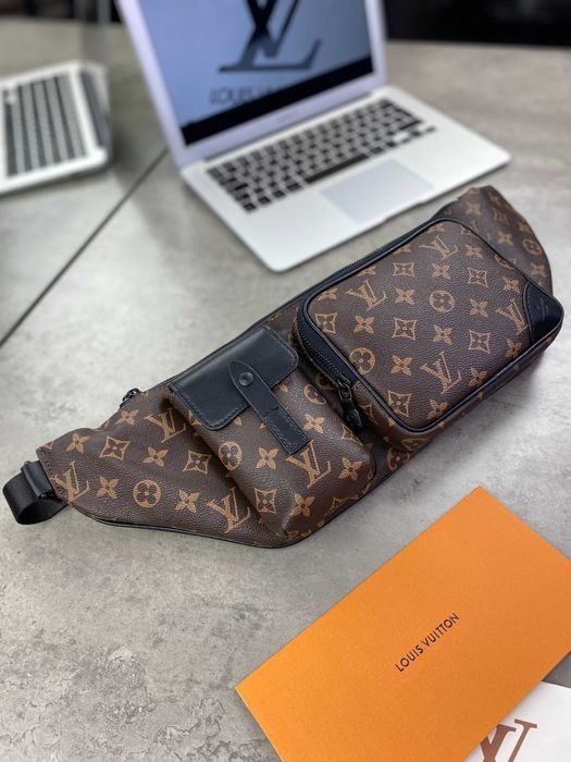 Бананка Louis Vuitton плечевая сумка LV слинг Луи Виттон c594