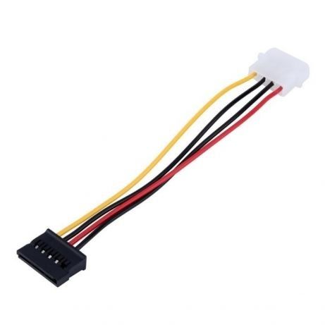 Переходник питания MOLEX IDE 4pin -> SATA 15pin кабель удлинитель сата