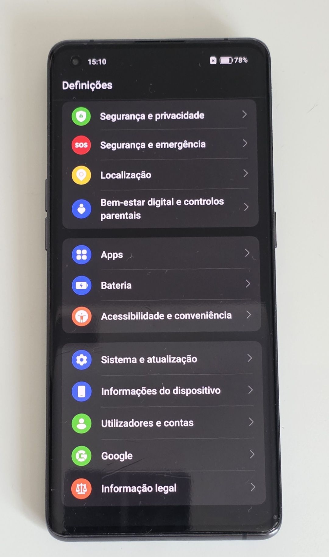 Smartphone OPPO Find X5 / 8GB RAM / 256GB - Preto (Como novo)