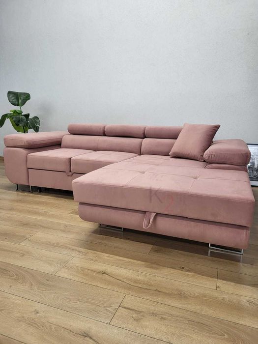 Narożnik ALEX MINI, rogówka, USB rozkładana kanapa sofa +GRATIS