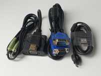 адаптер HDMI to VGA звуком аудіо  3,5 мм jack BENFEI + кабель комплект