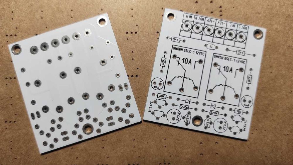 Плати для підсилювача ОМ 2.7 та захист до них DEF2017 DEF2021