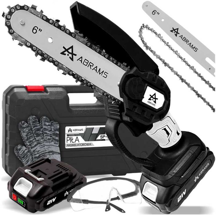Piła łańcuchowa AKUMULATOROWA PILARKA Piła do drzewa 6 CALI 2XAKU 21V