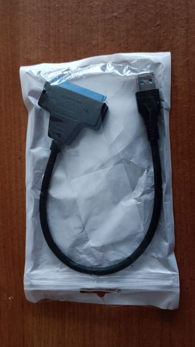 Нові Адаптери USB 3,0 to SSD/HDD 2,5"/3,5" 30см +Блок Живлення 12V, 2A