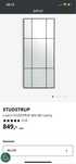 Lustro STUDSTRUP 80x180 czarny