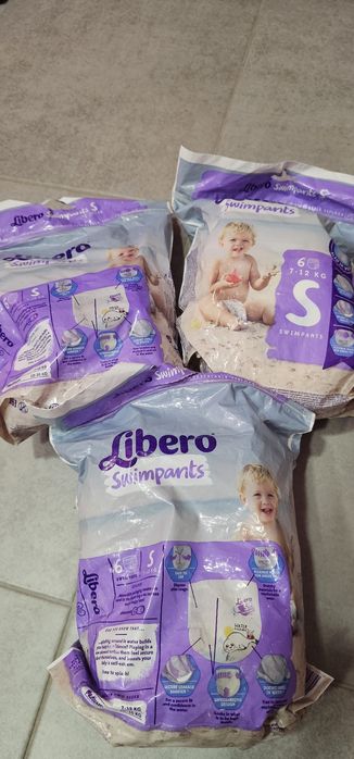 Підгузки-трусики дитячі для плаваняя Libero Swimpants Small 7-12 кг