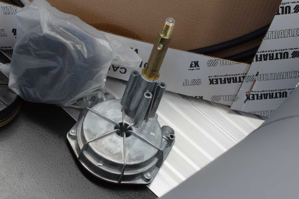 Direção mecânica ou hidraulicas para barcos