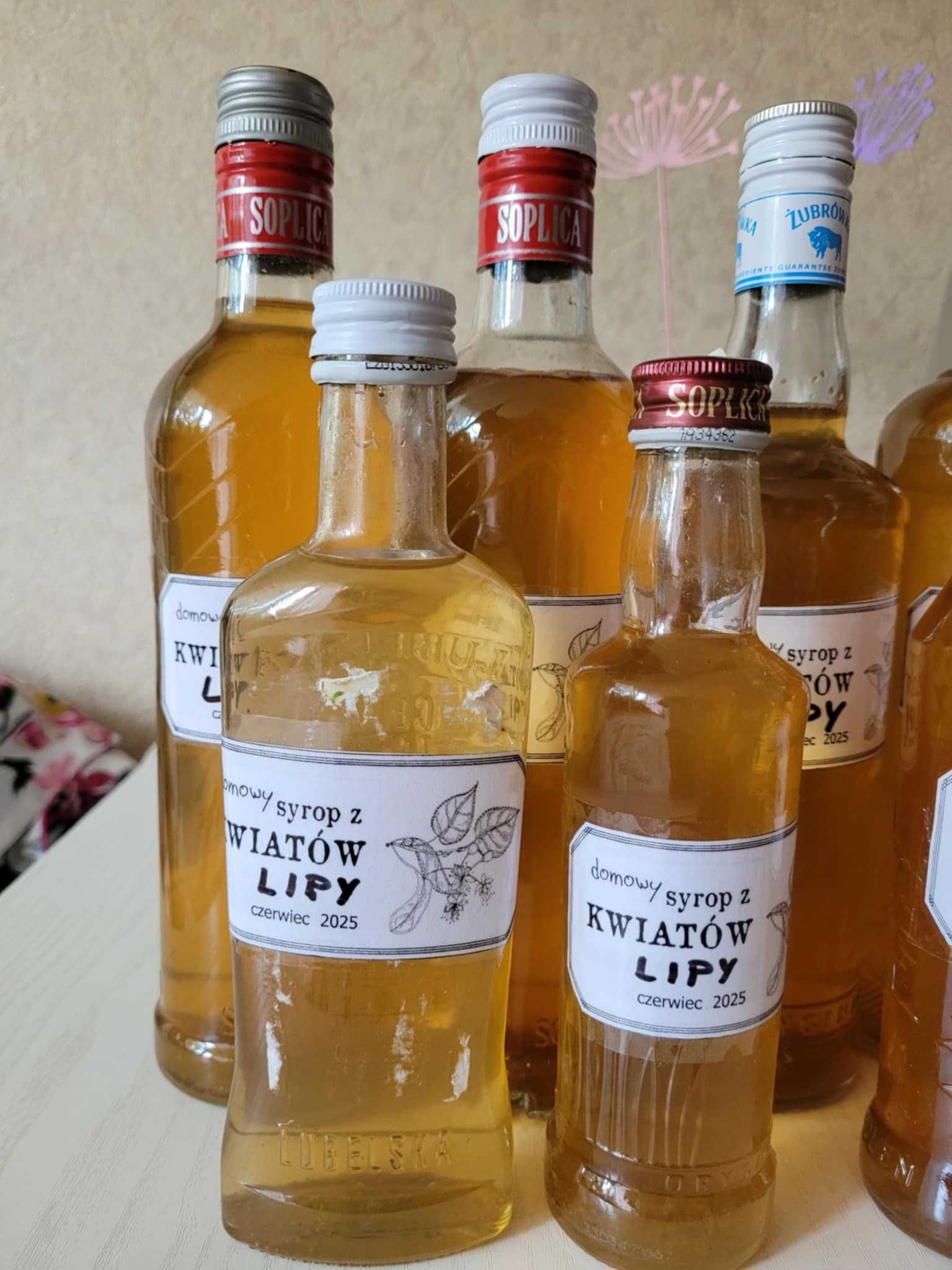 Syrop lipowy z kwiatów lipy domowy 200 ml 2025r