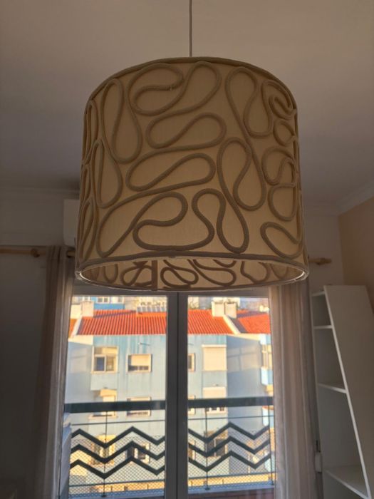 Abajur creme ikea