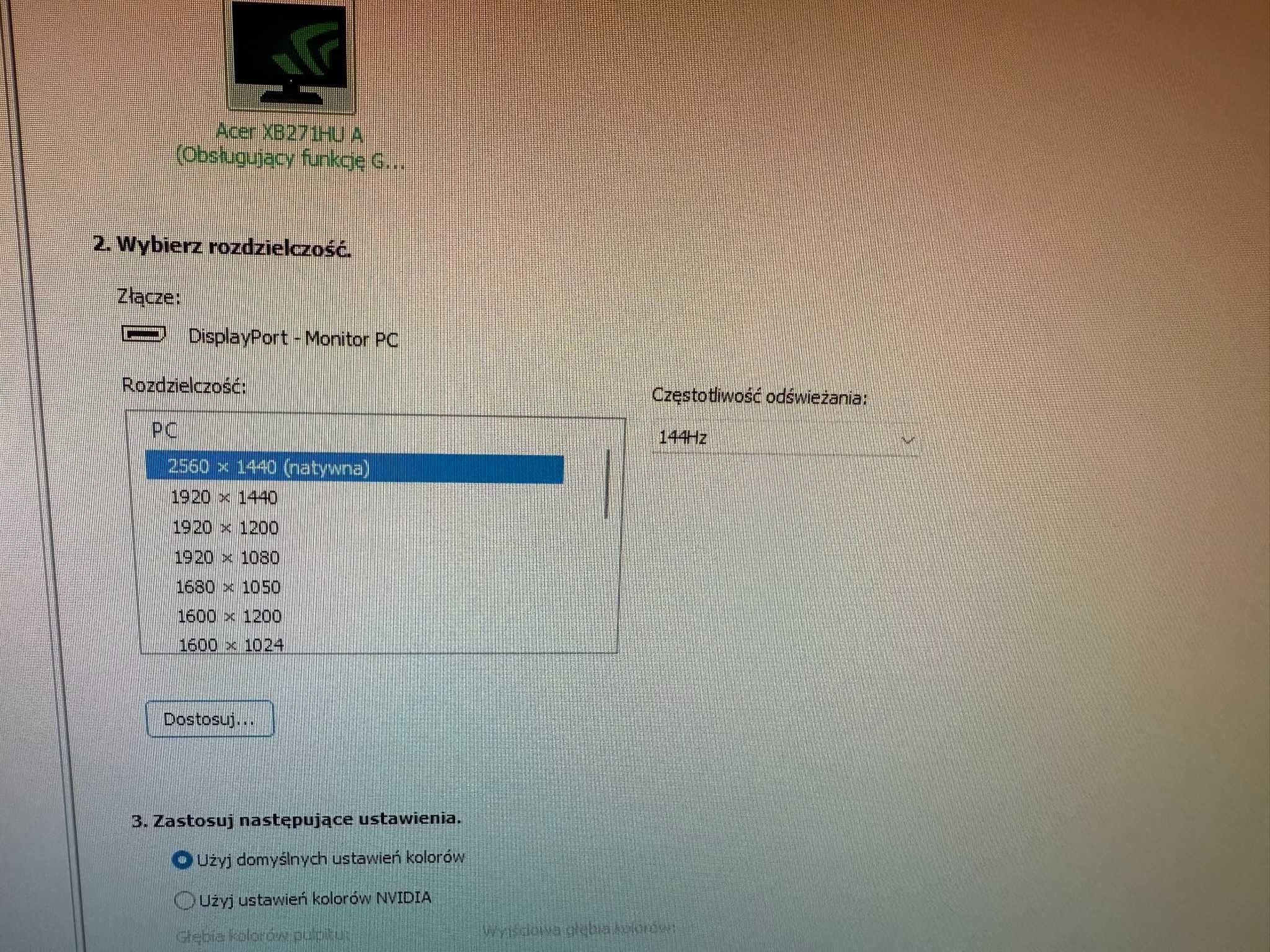 Monitor Acer Predator XB271HU A