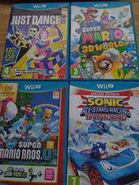 Jogos WIIU: Super Mario 3D World, Super Mario Bros Just Dance 2016 etc