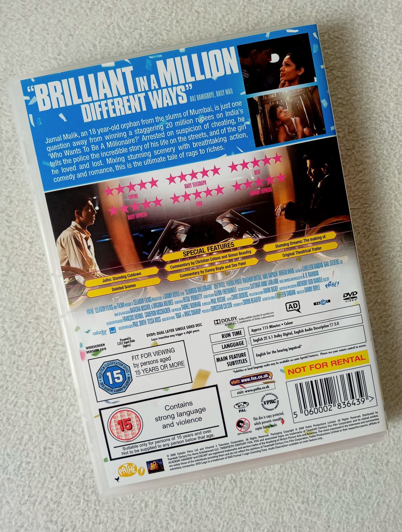 Slumdog millionaire dvd po angielsku