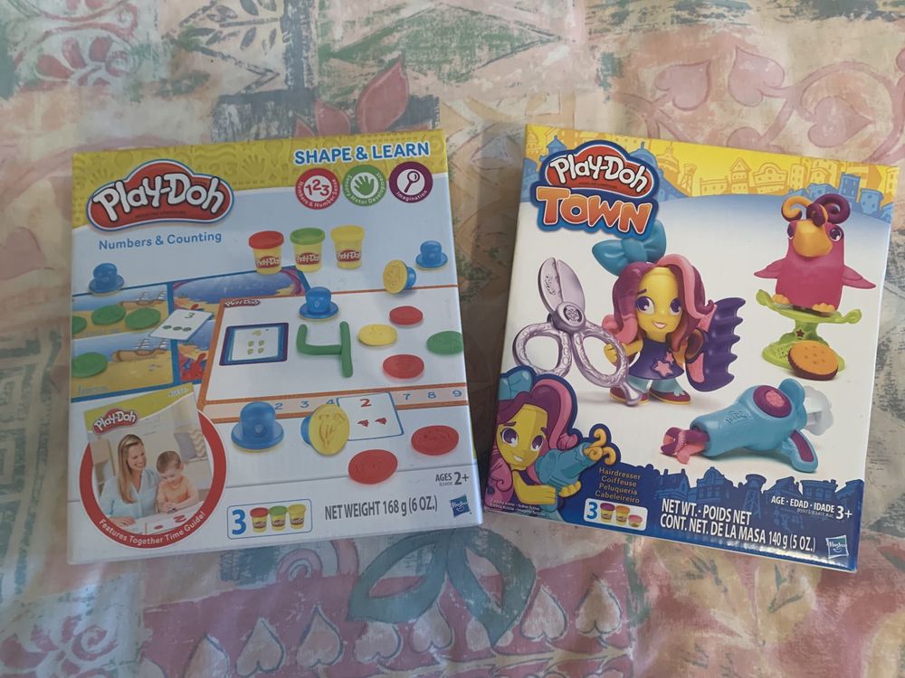 Набор пластилина Play-Doh Shape and Learn Numbers, Парикмахерская