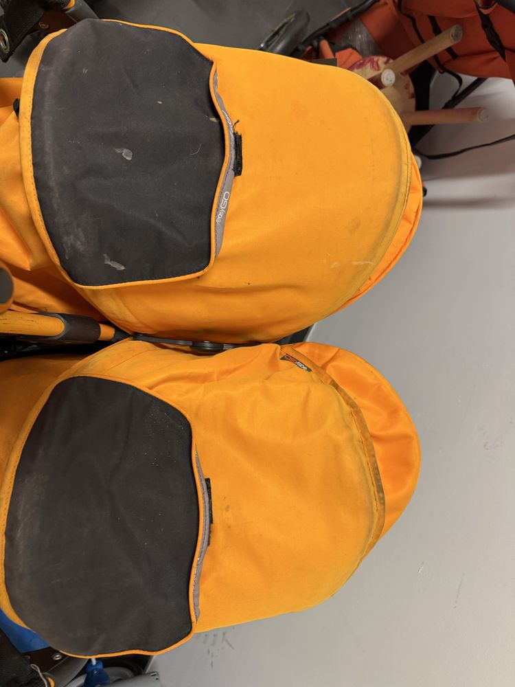 Easy Go DUO Comfort wózek podwójny bliźniaków bliźniacy