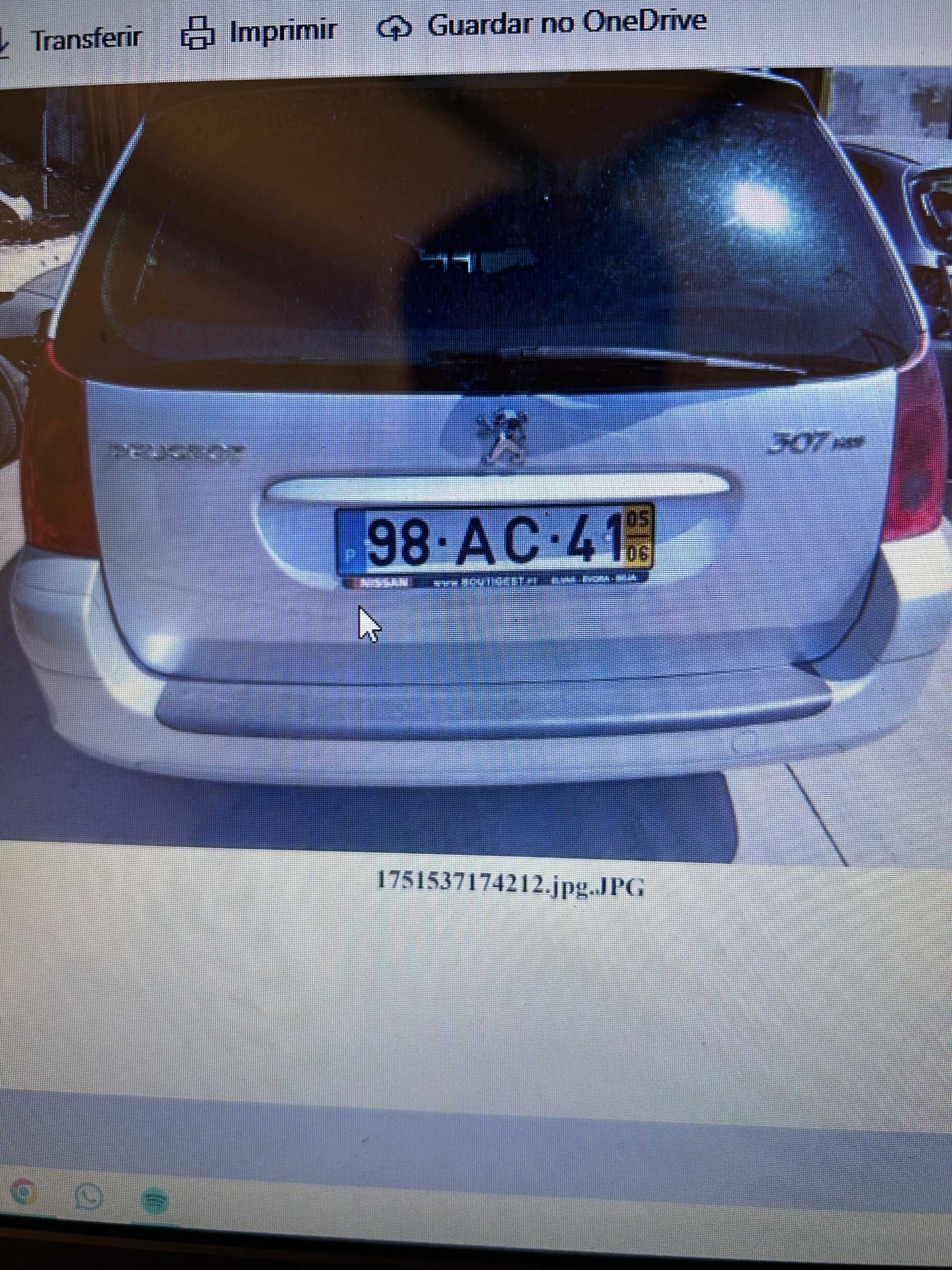 VENDO Carrinha Peugeot 307 hdi