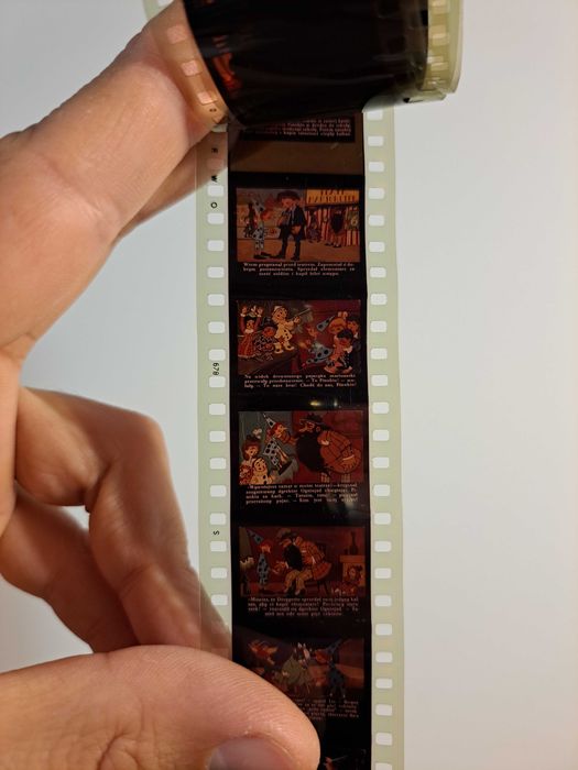 2 x PINOKIO bajka na rzutnik projektor diaskop PRL