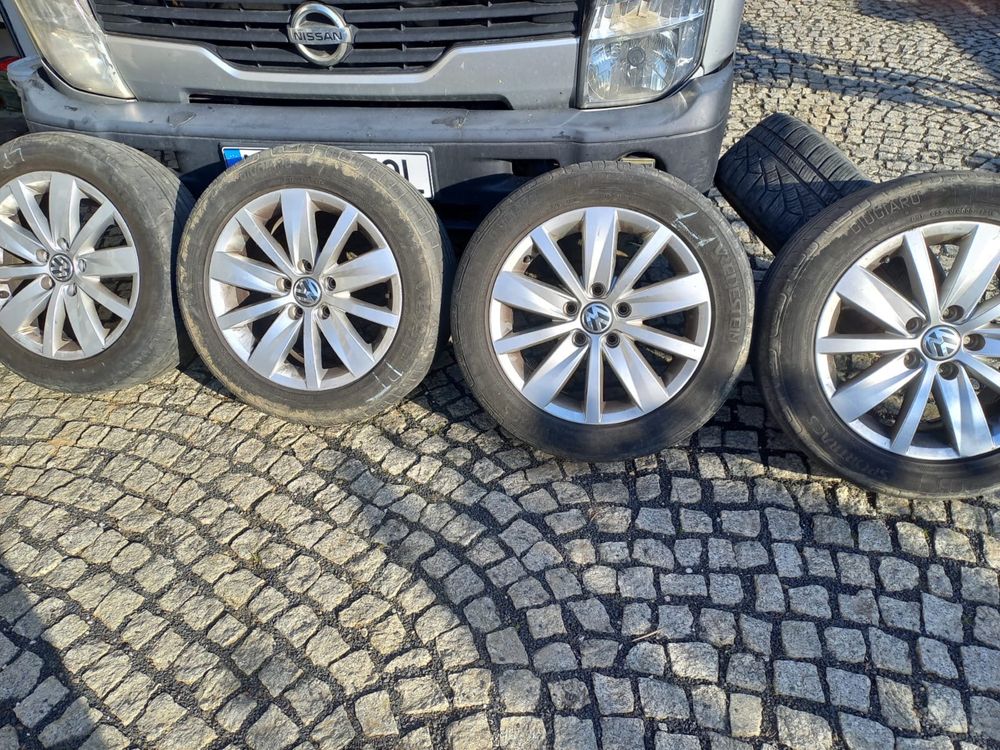 Alufelgi Felgi oryginalne  5x112 z oponami letnie