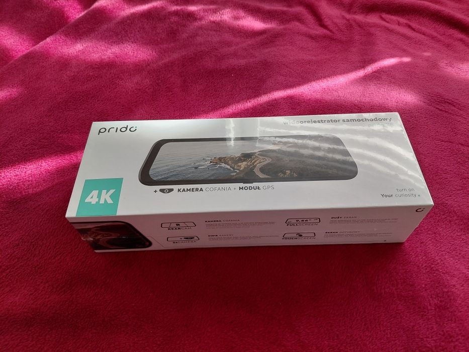 Wideorejestrator samochodowy PRIDO 8x