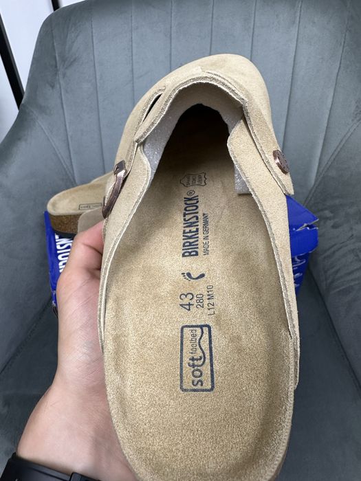 Birkenstock Boston Чоловічі капці Біркеншток Тапки Закриті Биркенсток