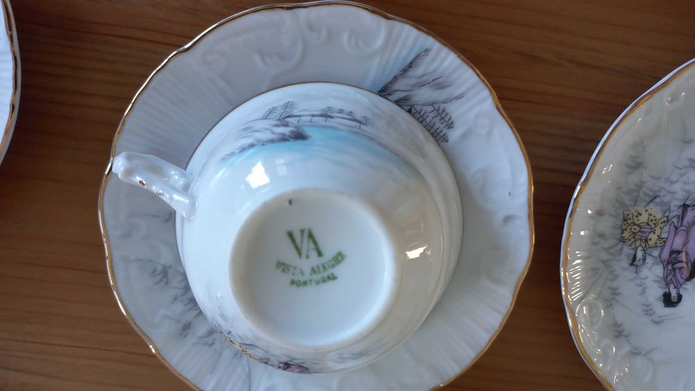 Serviço cafe antigo, vista alegre