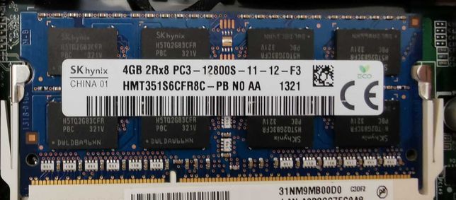 Memória RAM para portátil, 4GB e 2GB