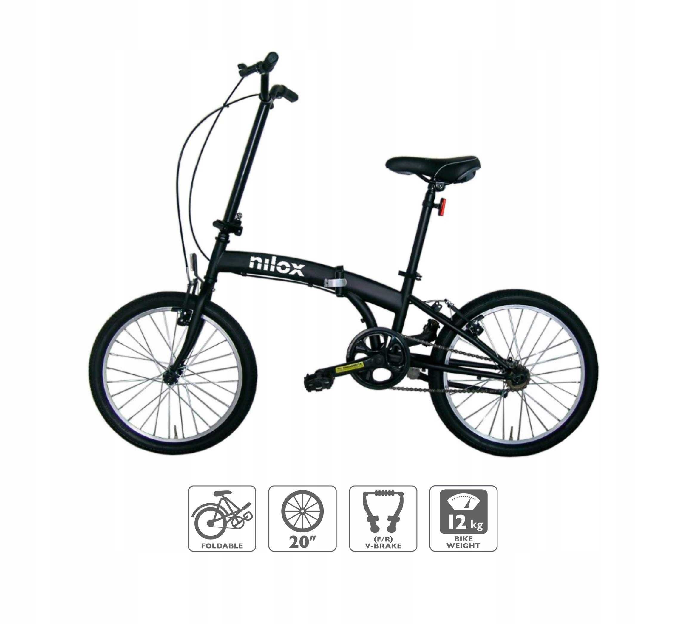 Nilox X0, rower składany 20''