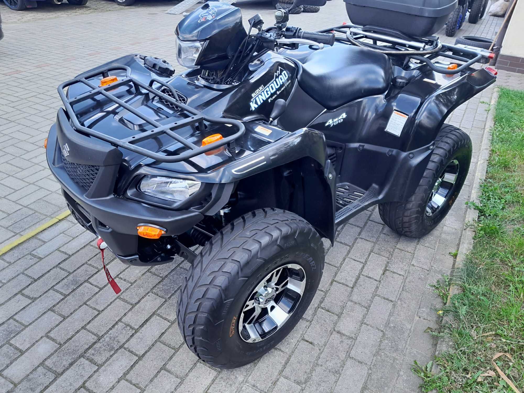 Suzuki kingquad 700 salon pl jak nowy rejestracja grizzly 750 plug