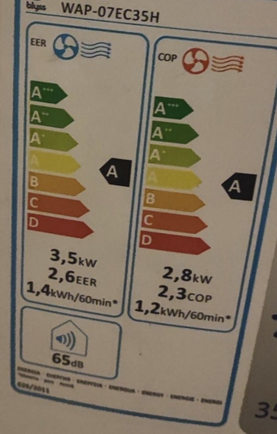 Klimatyzator przenośny blyss jak nowy 3.5 kw bardzo wydajny