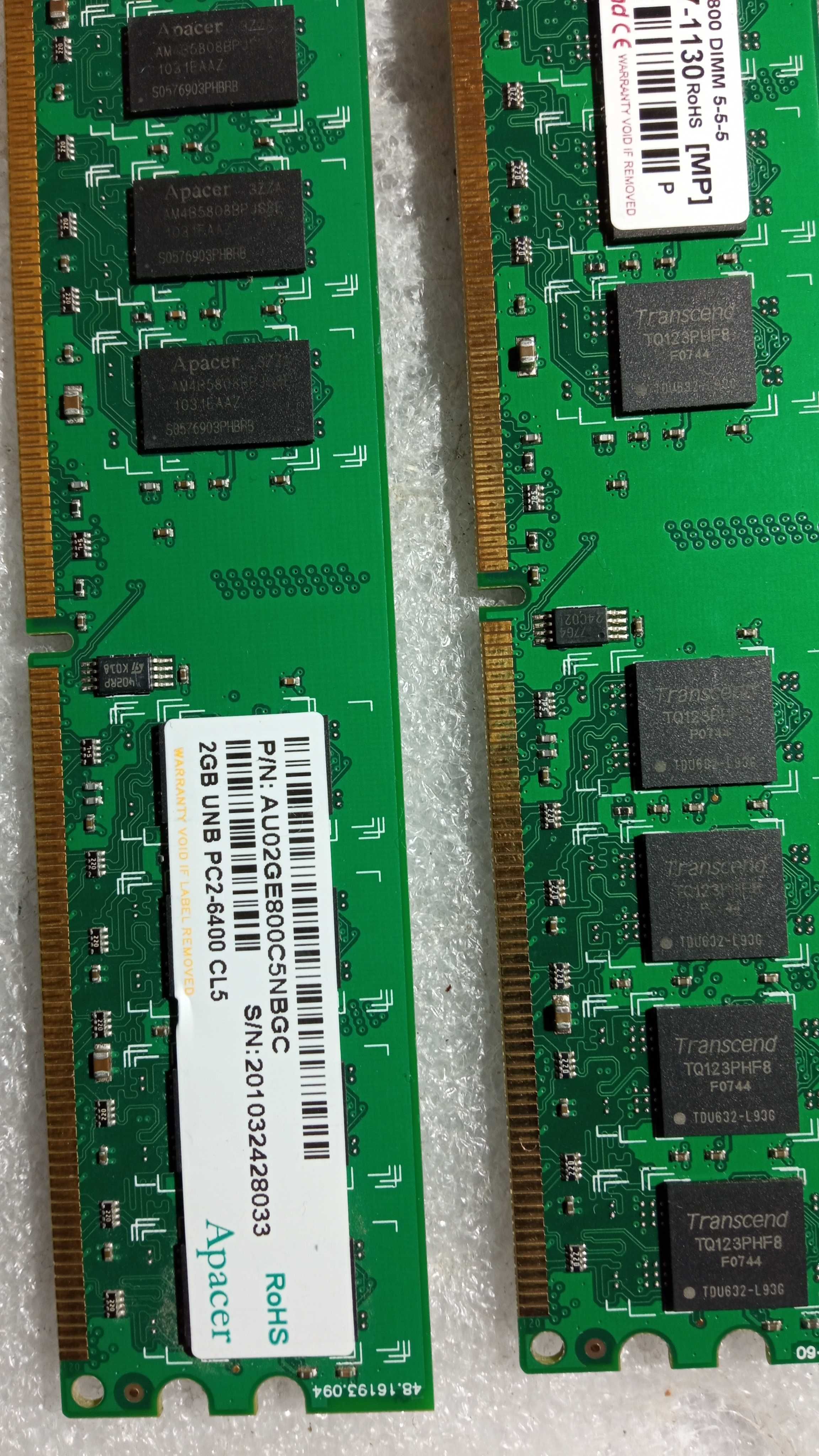 Оперативная память DDR2/1GB-2GB/800Mhz, Intel-AMD