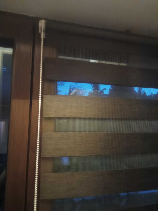 Rolety dzień noc, brąz, czekolada, na balkon, 2szt