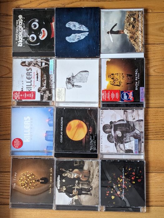 CD диски Muse, Phaedra, Killers, Snow Patrol, Embrace, Coldplay, James