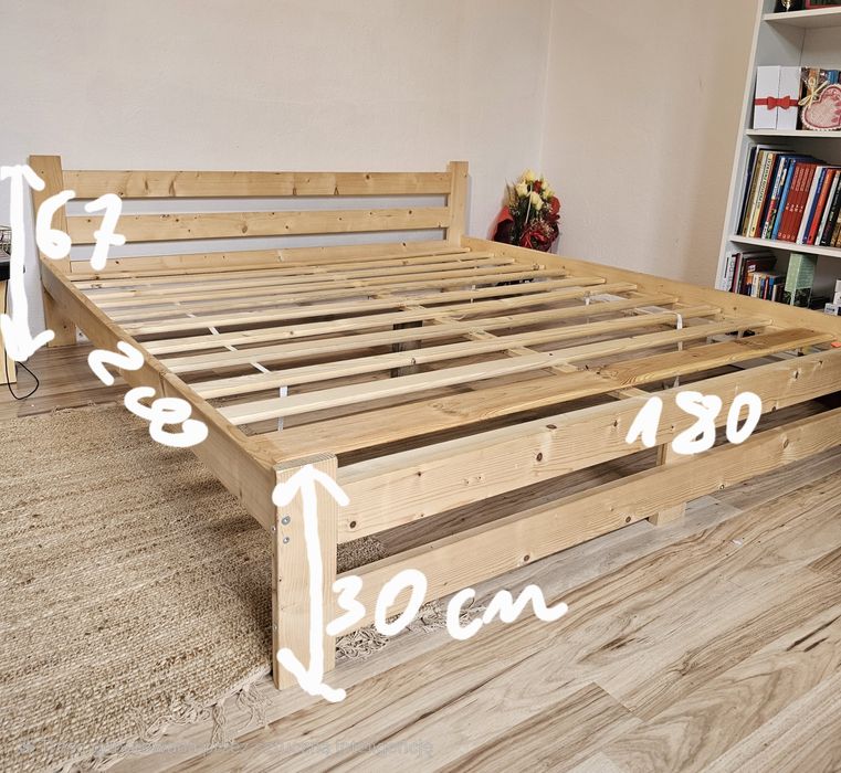 Łóżko 200x180 +2 materace