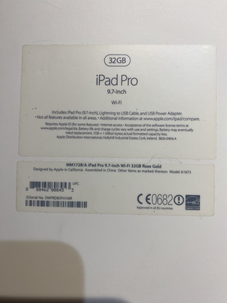 iPad Pro 32GB 9.7 zadbany