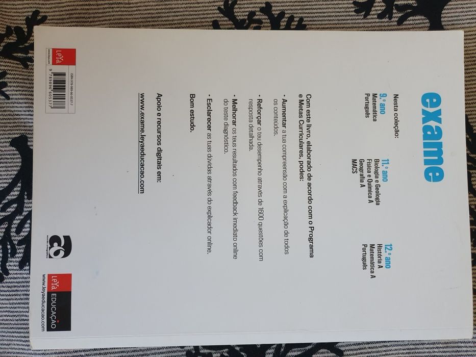 Livro de Exame Matemática 9 prova final