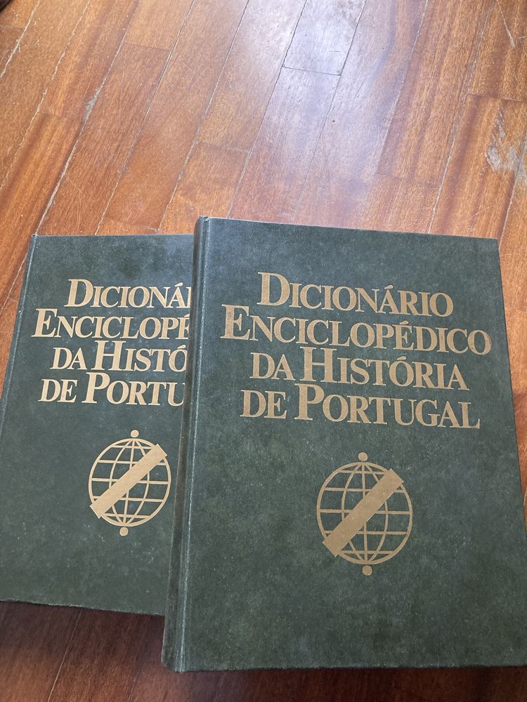 Conjunto 2 Dicionários Enciclopédicos História Portugal