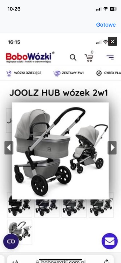 Wózek joolz gondola plus spacerówka